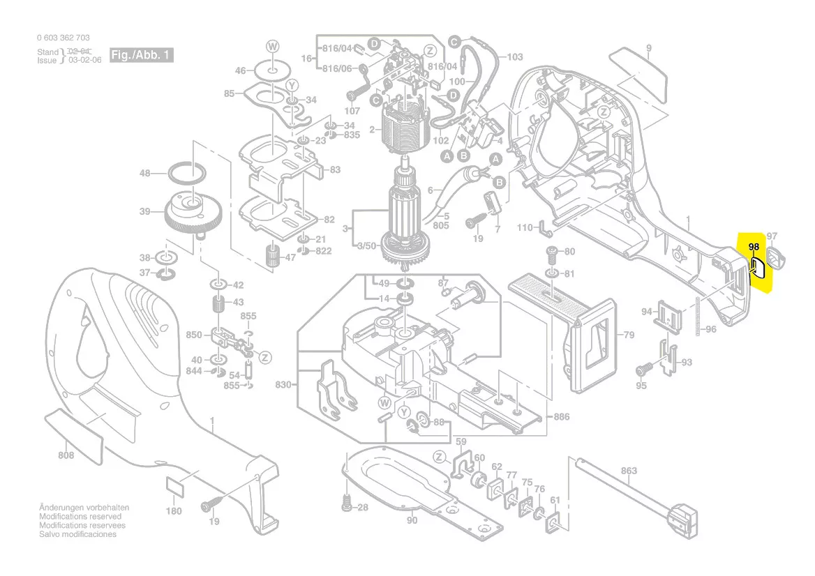 Tôle glissante réf. 2 601 098 068 BOSCH